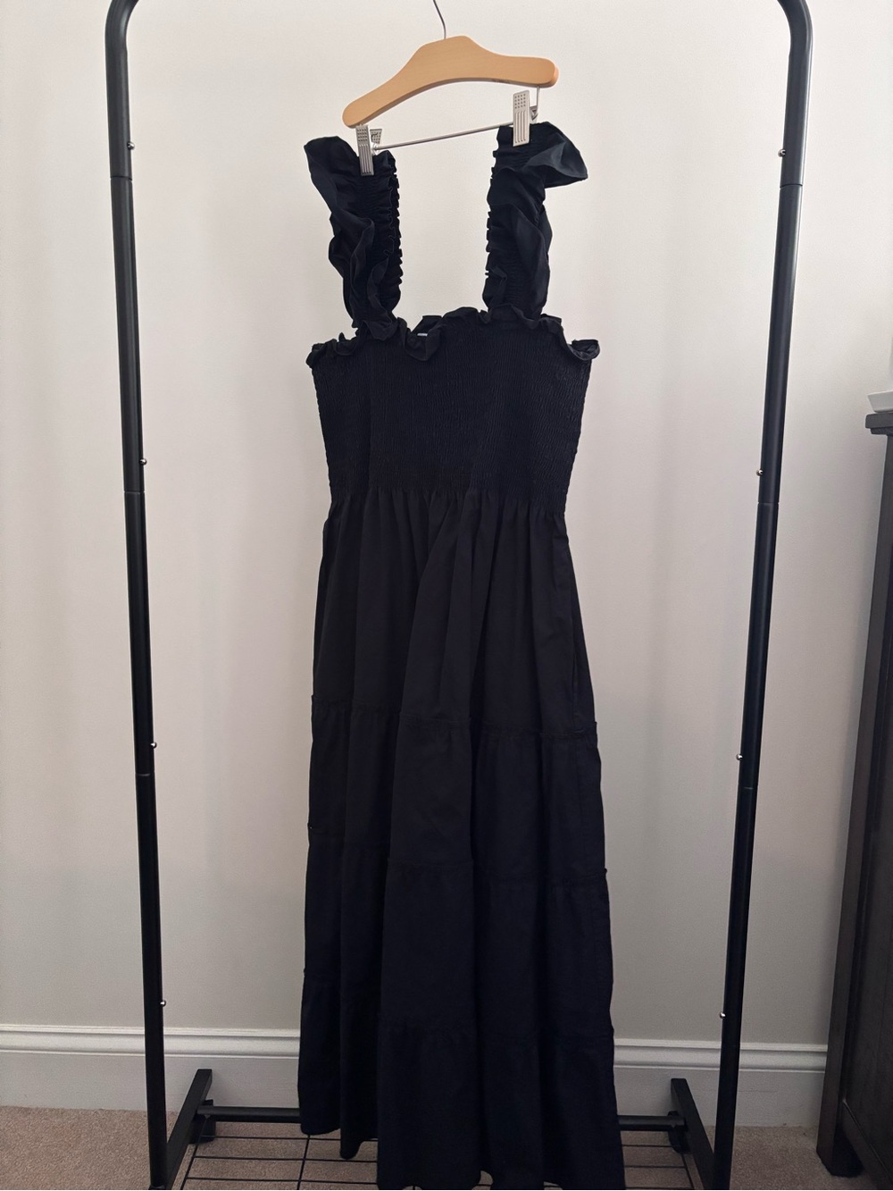 Hill House Ellie Nap Dress Ruffle-Strap Maxi Dress